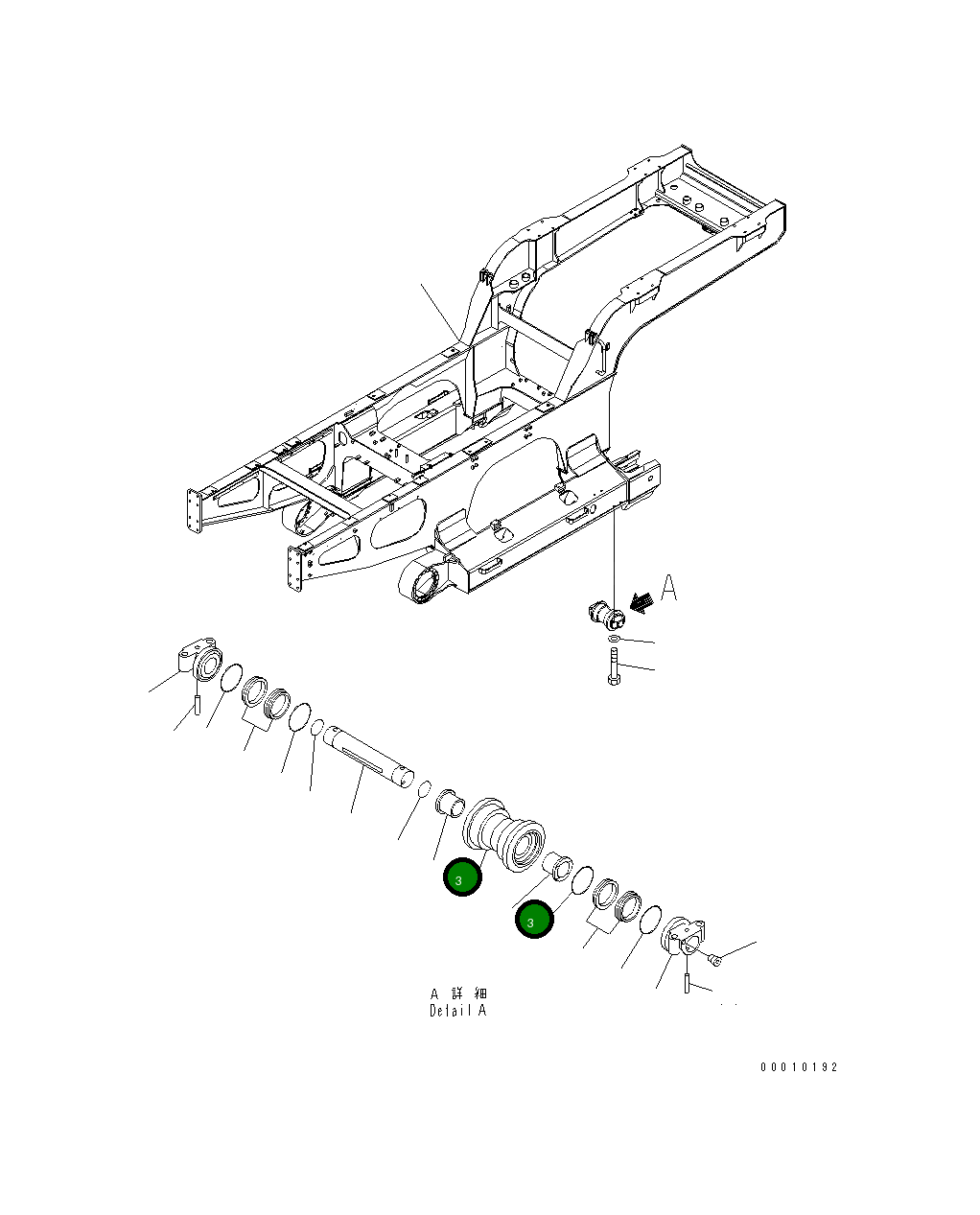 Втулка 22U-30-11450 Komatsu