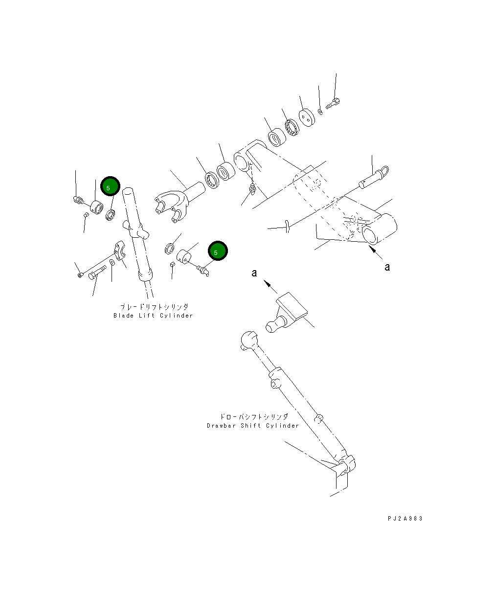 Втулка 232-70-53140 Komatsu