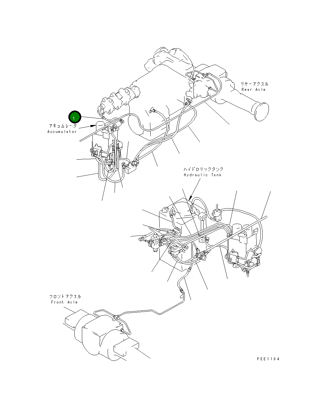 Шланг 419-62-23710 Komatsu