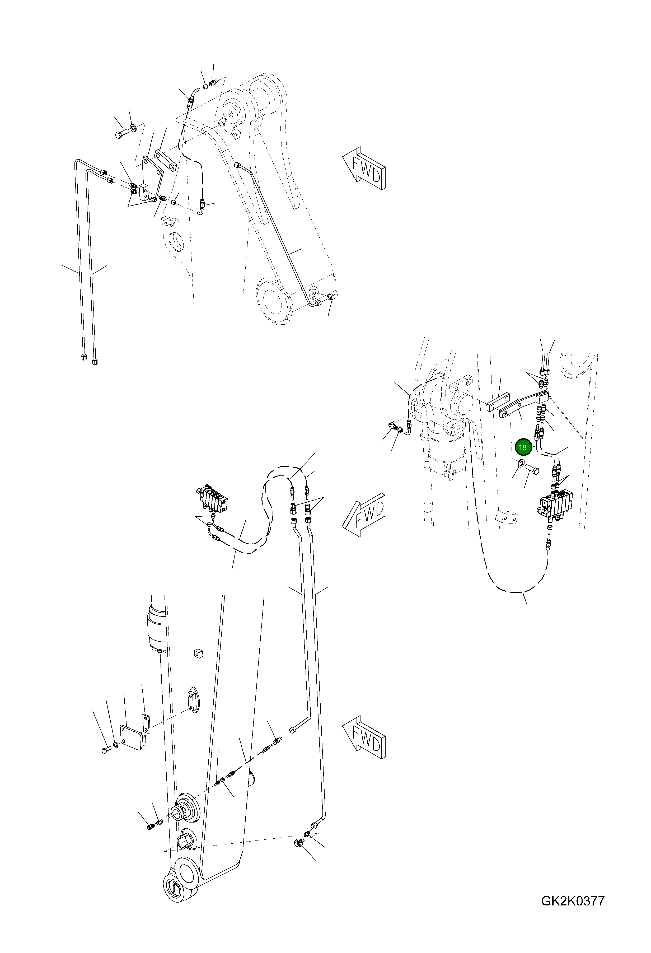 Шланг 42W-09-H4610 Komatsu