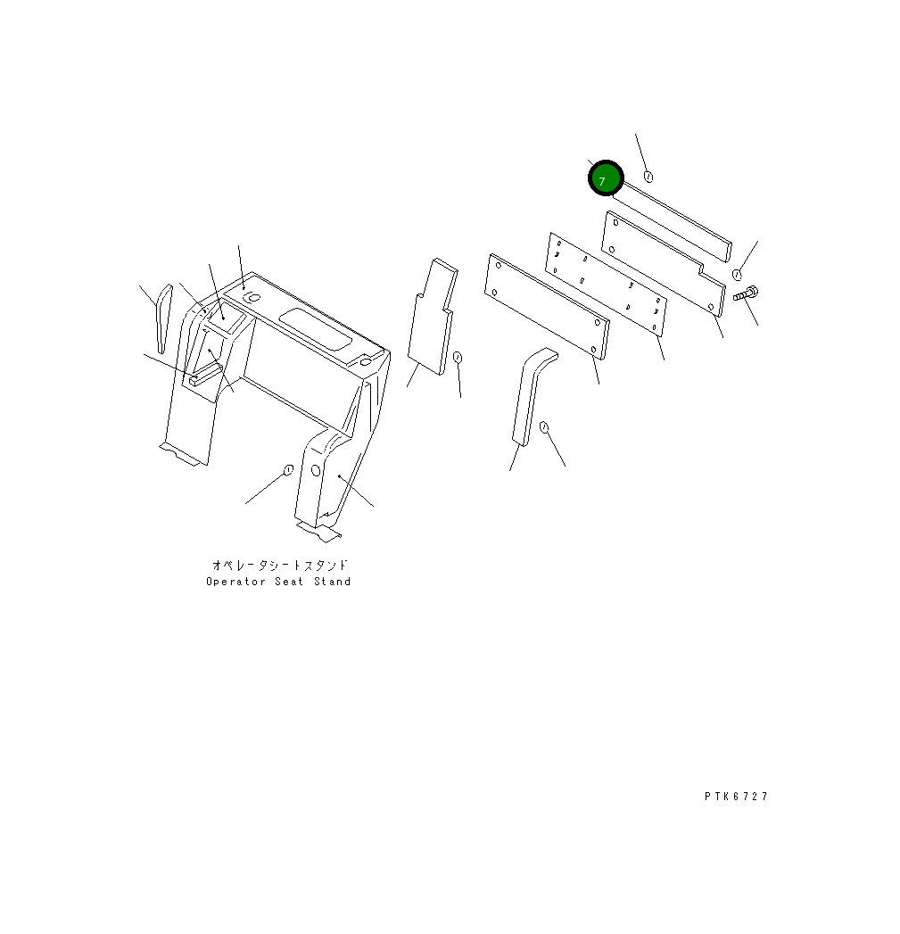 Тканевый элемент 22M-54-16191 Komatsu