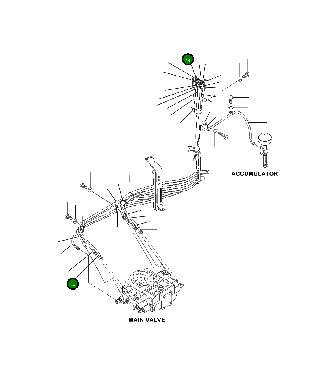 Шланг 419-V88-3450 Komatsu