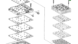 Винт с цилиндрической головкой 0736 101 262 Komatsu