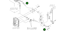 Шланг 21P-62-K2432 Komatsu