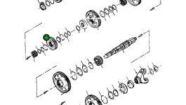 Шестерня, 4TH 134 077 Komatsu