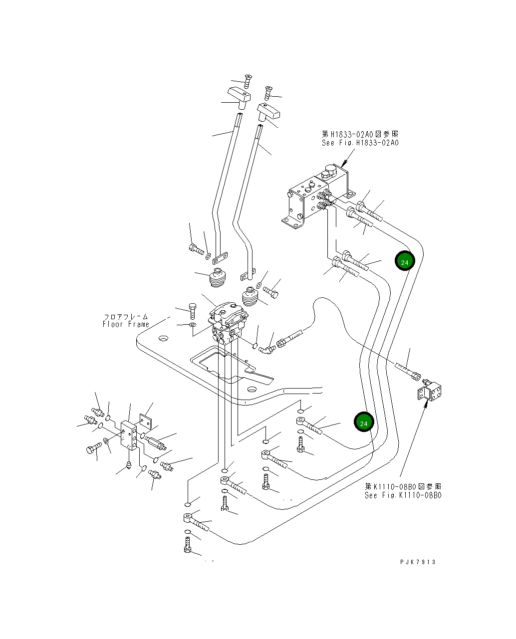 Шланг 21Y-62-17660 Komatsu