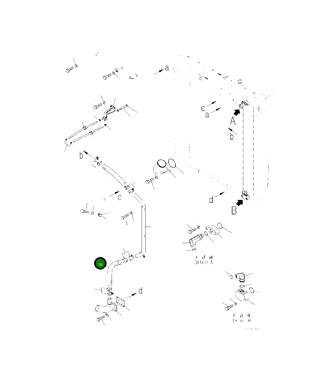 Шланг 425-03-51311 Komatsu