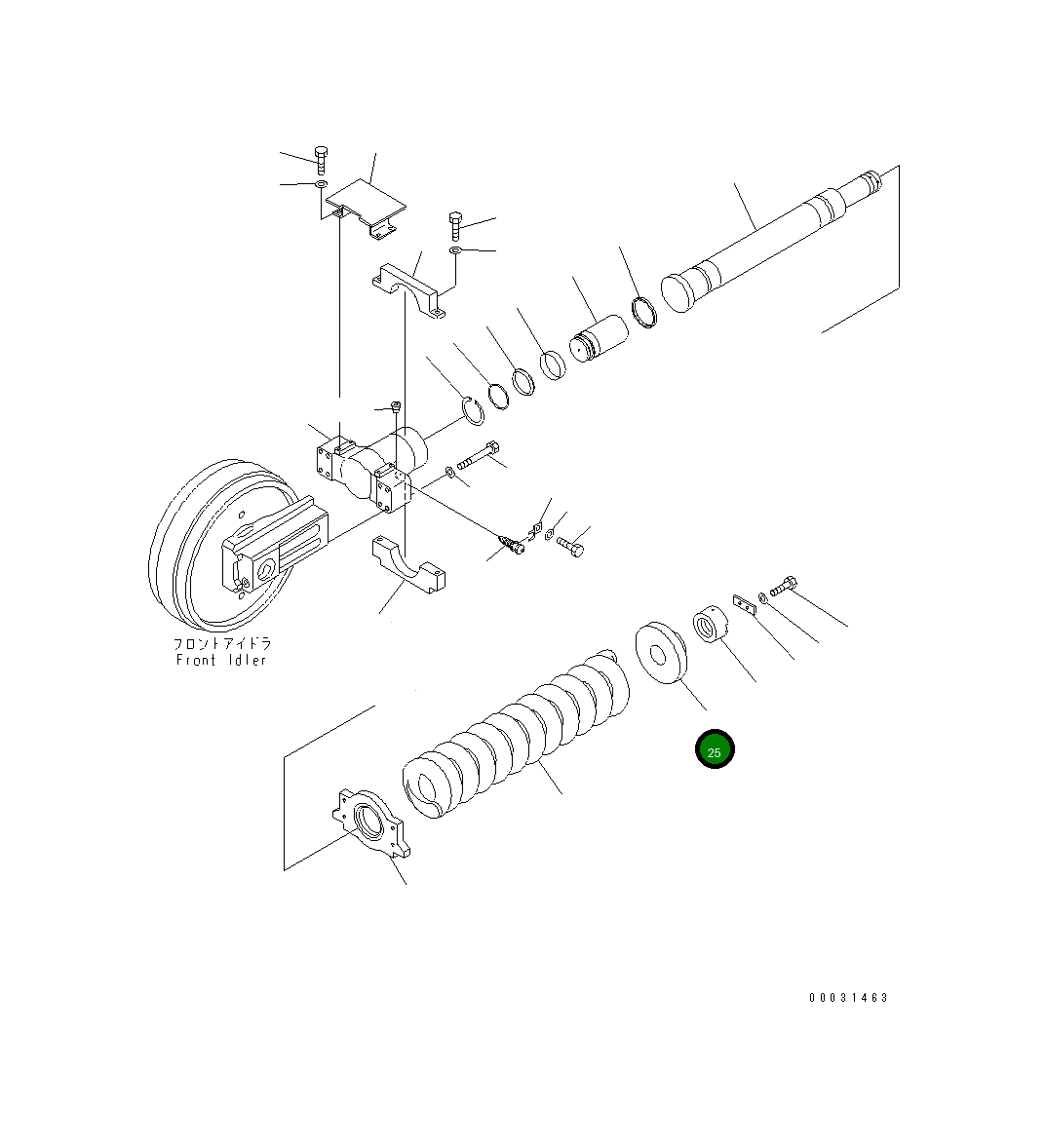 Втулка 21N-30-34160 Komatsu