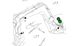 Шланг YM172187-79240 Komatsu