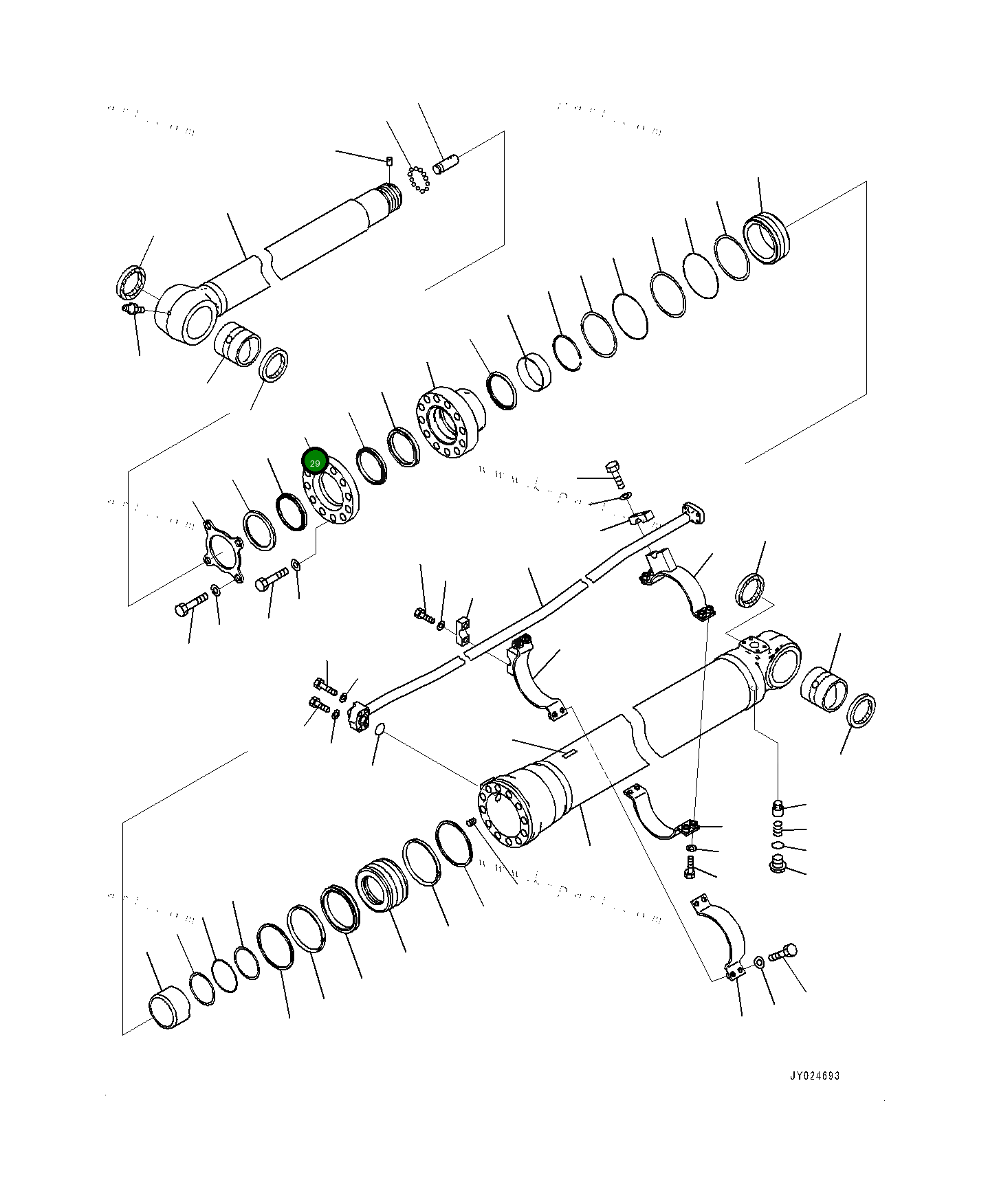 Втулка 7078805910 Komatsu