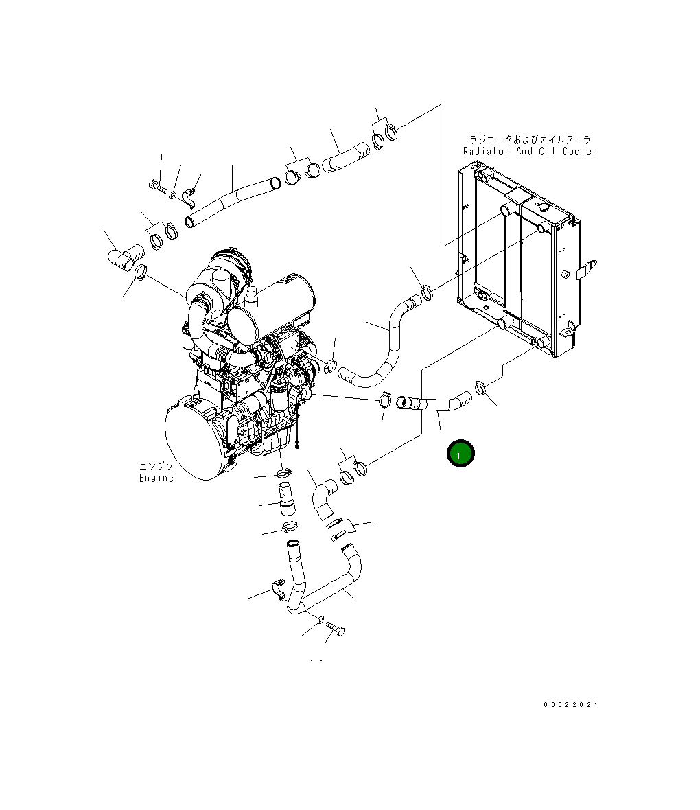 Шланг 416-03-32112 Komatsu