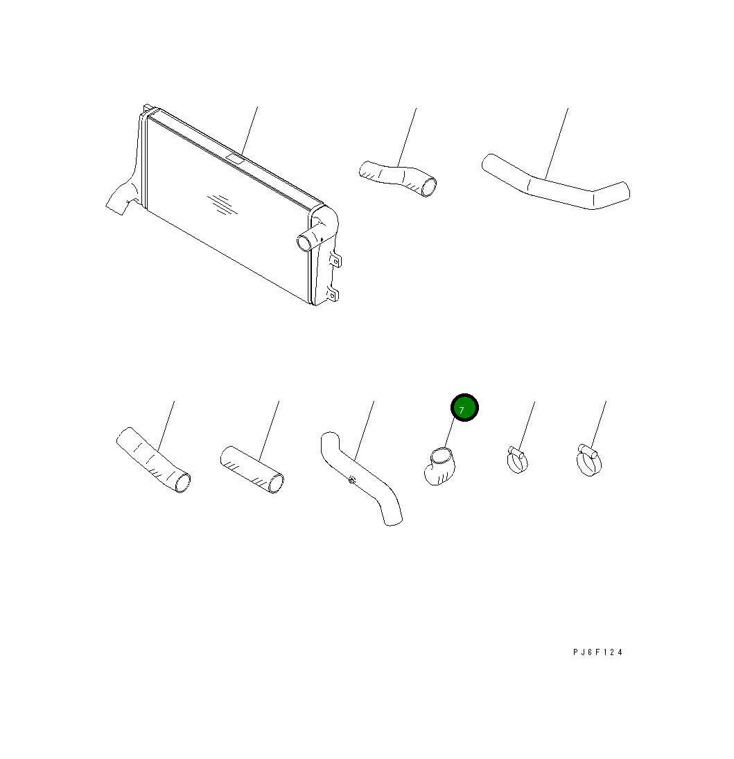 Шланг 6737-11-4760 Komatsu