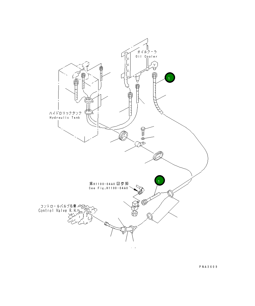 Шланг 21X-62-22810 Komatsu