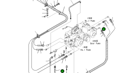 Шланг 21M-62-14840 Komatsu