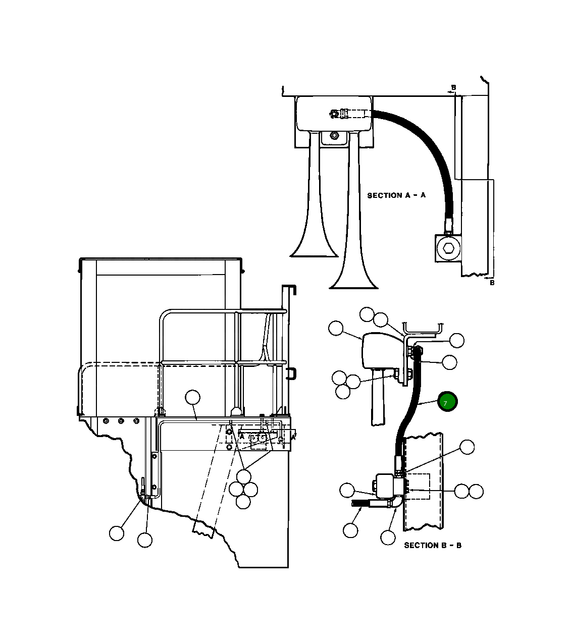 Шланг HA0618 Komatsu