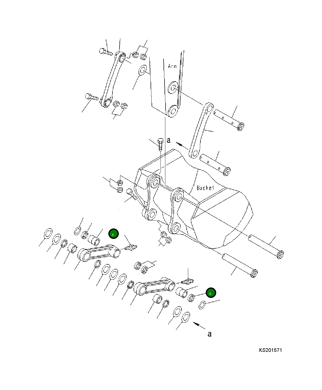 Втулка 203-70-K9995 Komatsu