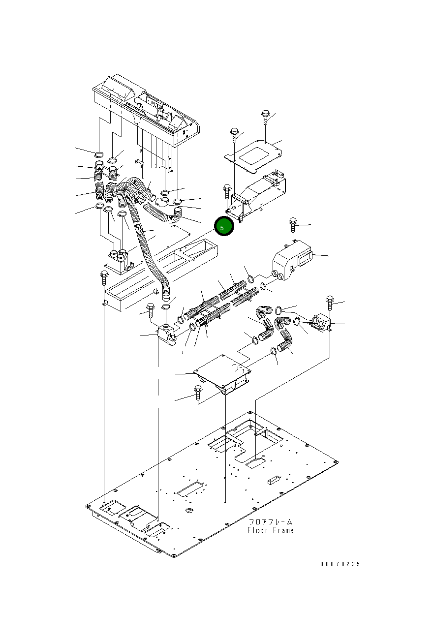 Шланг 567-07-76572 Komatsu