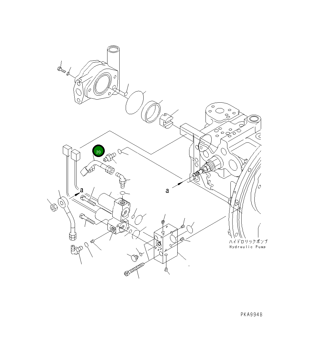 Шланг 708-1L-29310 Komatsu