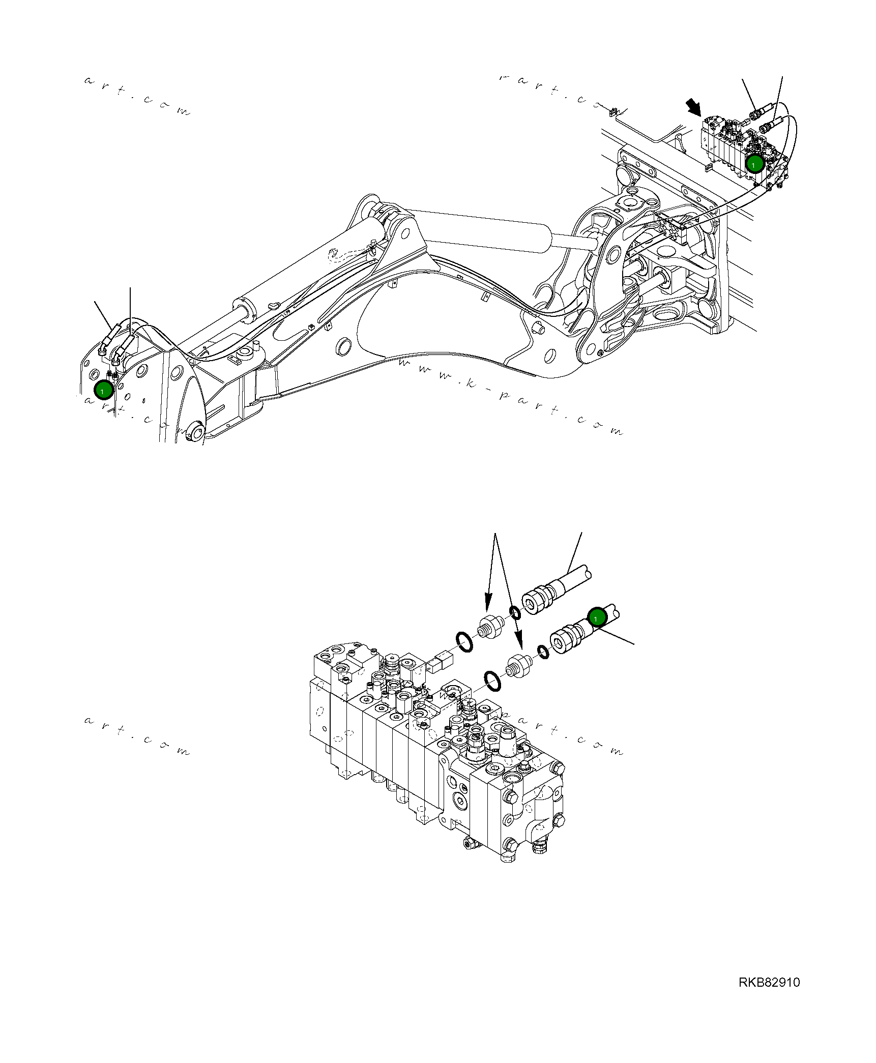Шланг 42N-62-18360 Komatsu