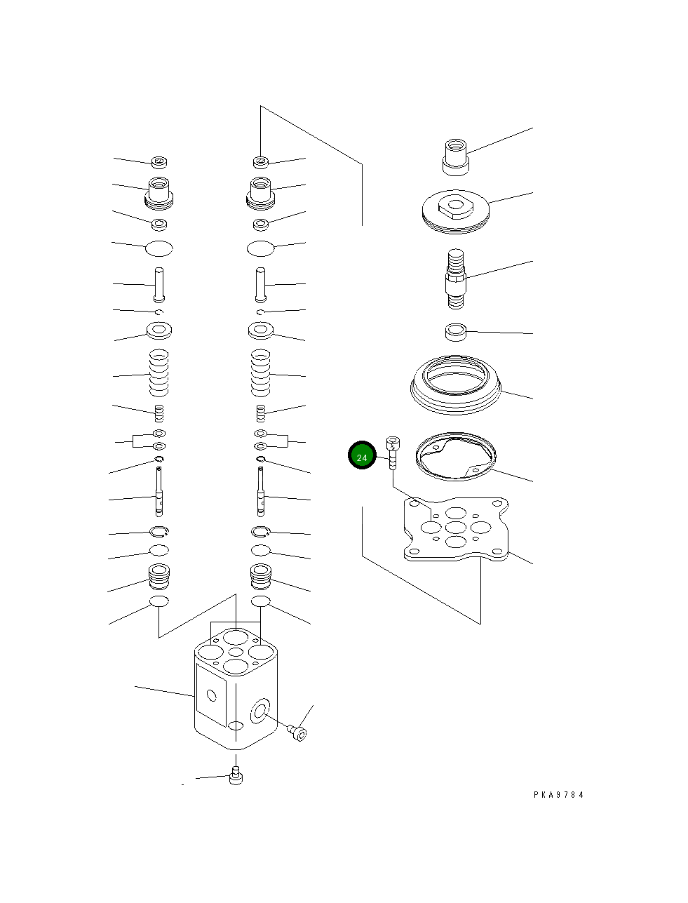 Винт 20E-60-K1420 Komatsu