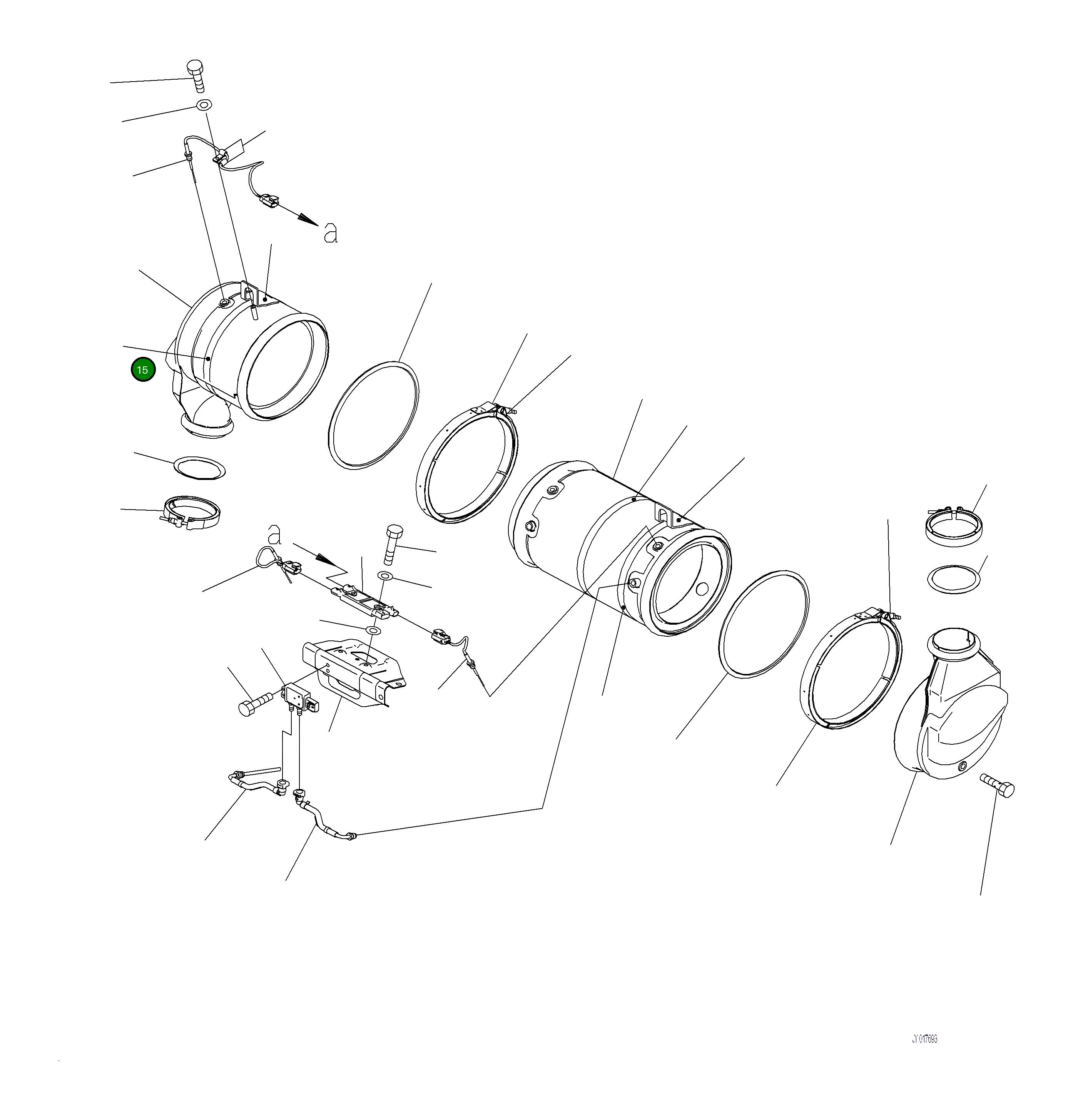 Шланг 6524-81-1020 Komatsu