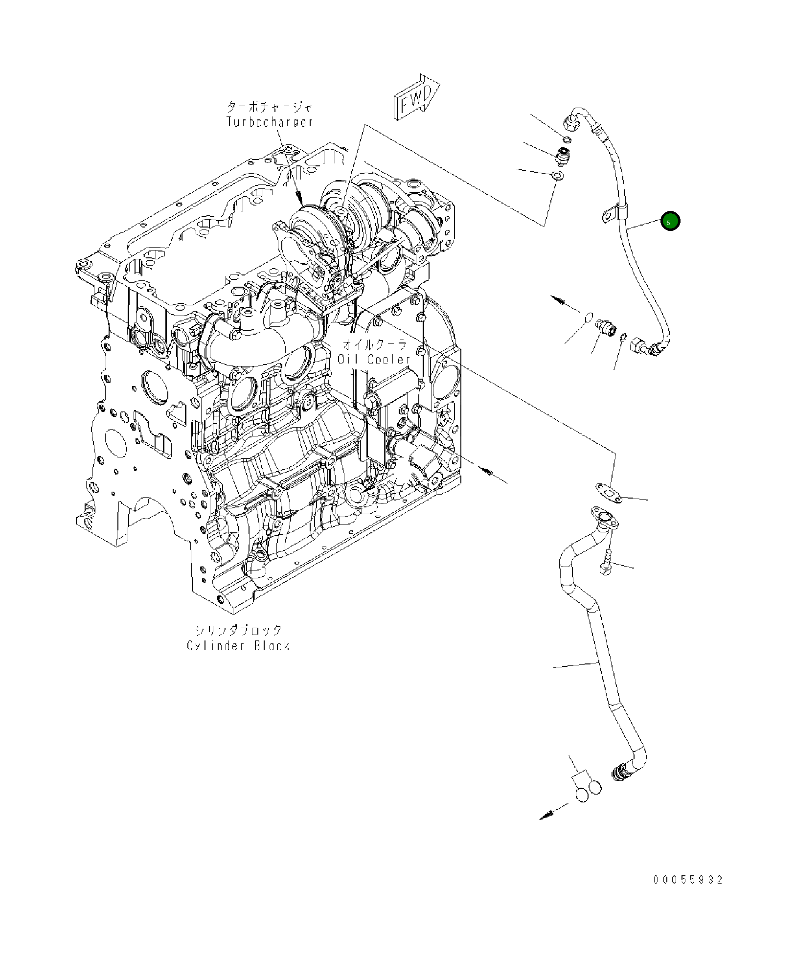 Шланг 6751-51-8220 Komatsu