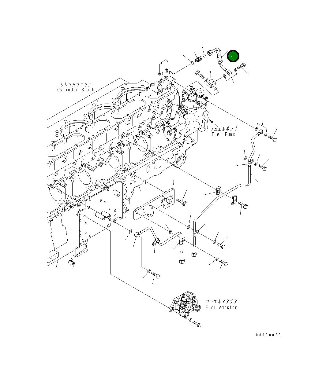 Шланг 6245-71-5380 Komatsu