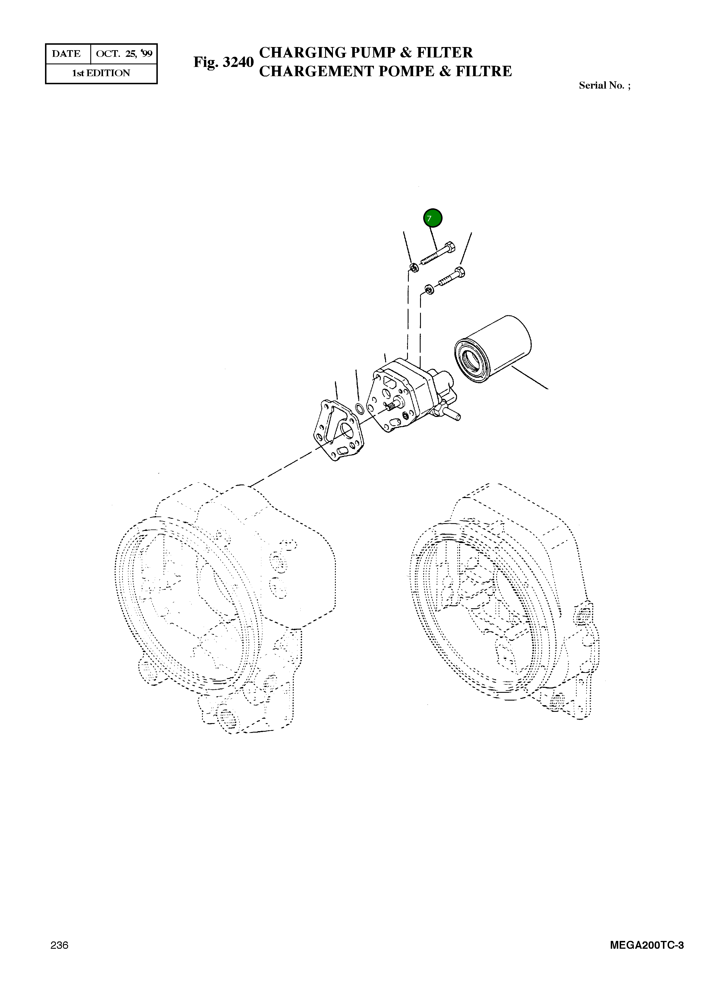 Винт 1C-780 Komatsu