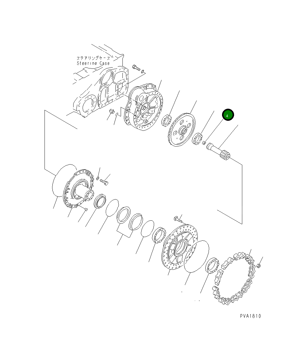 Втулка 14X-27-11420 Komatsu