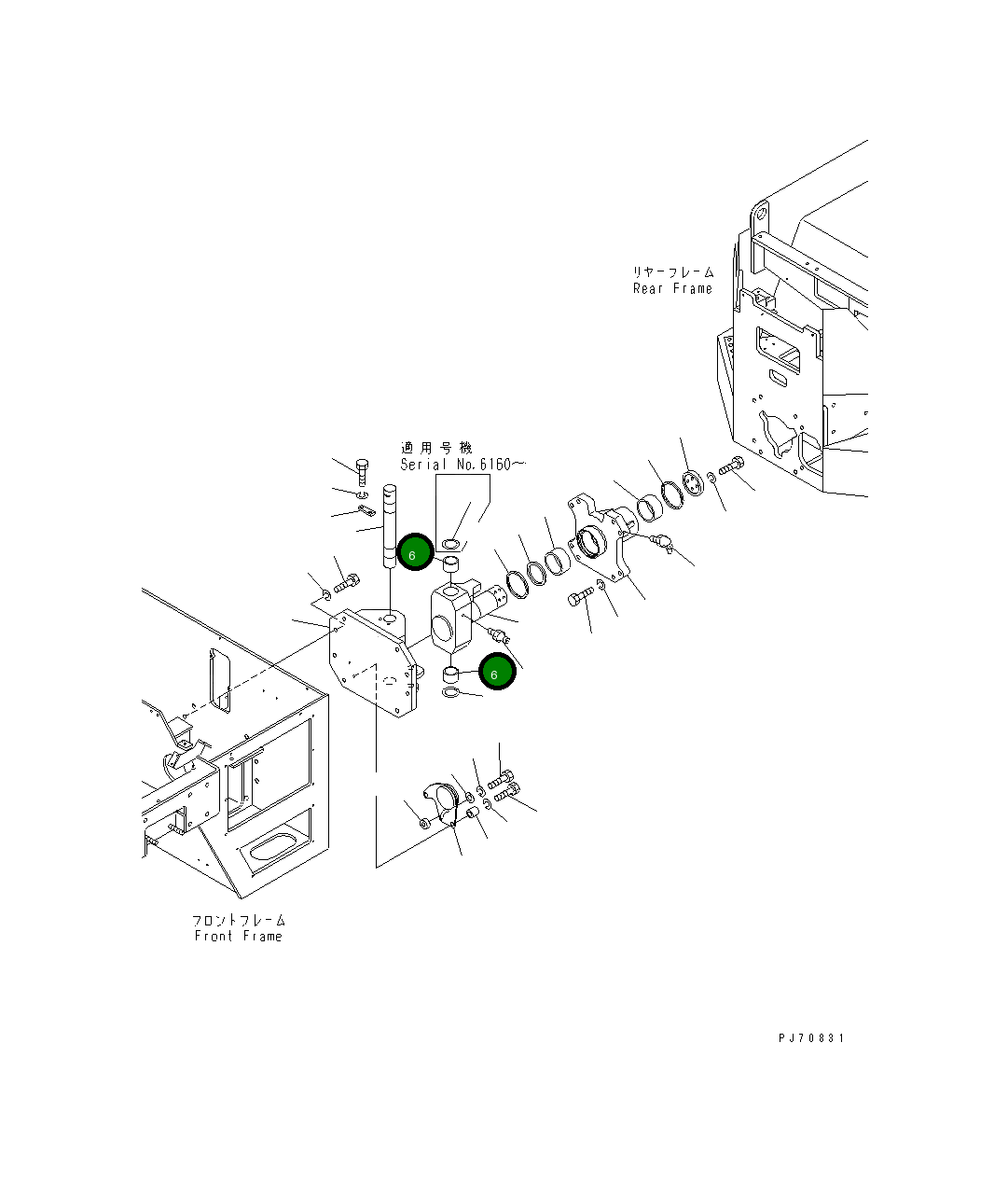 Втулка 258-89-25040 Komatsu