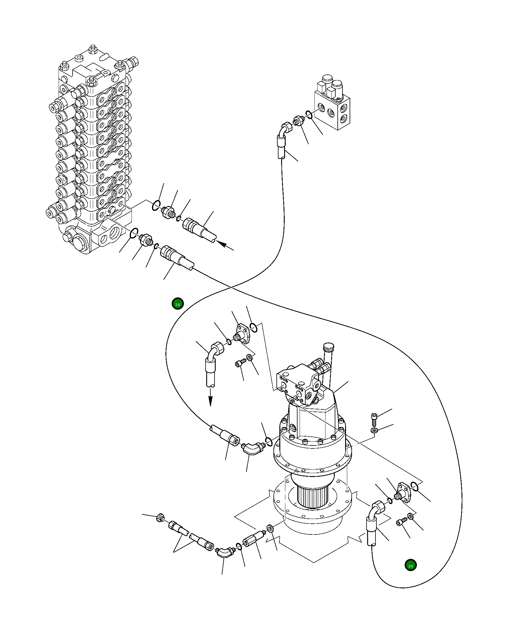 Шланг 226-09-11540 Komatsu