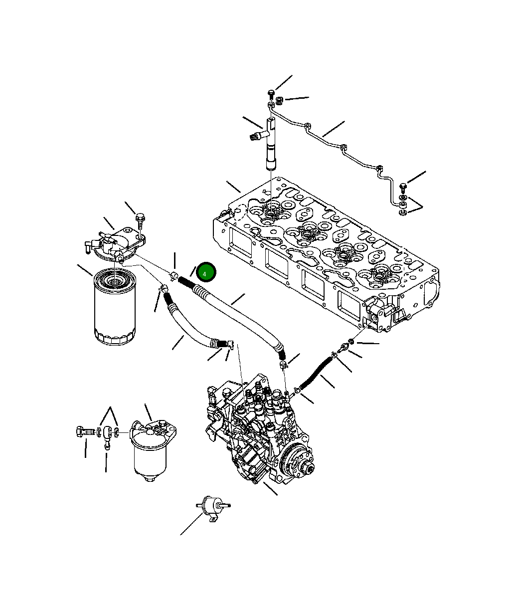 Шланг YM10502559530 Komatsu