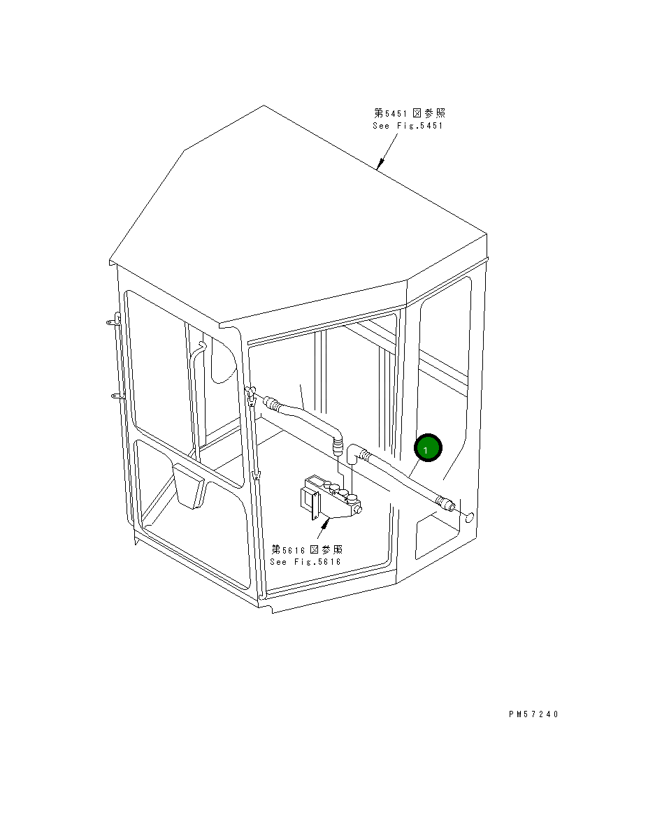 Шланг 23B-809-3750 Komatsu