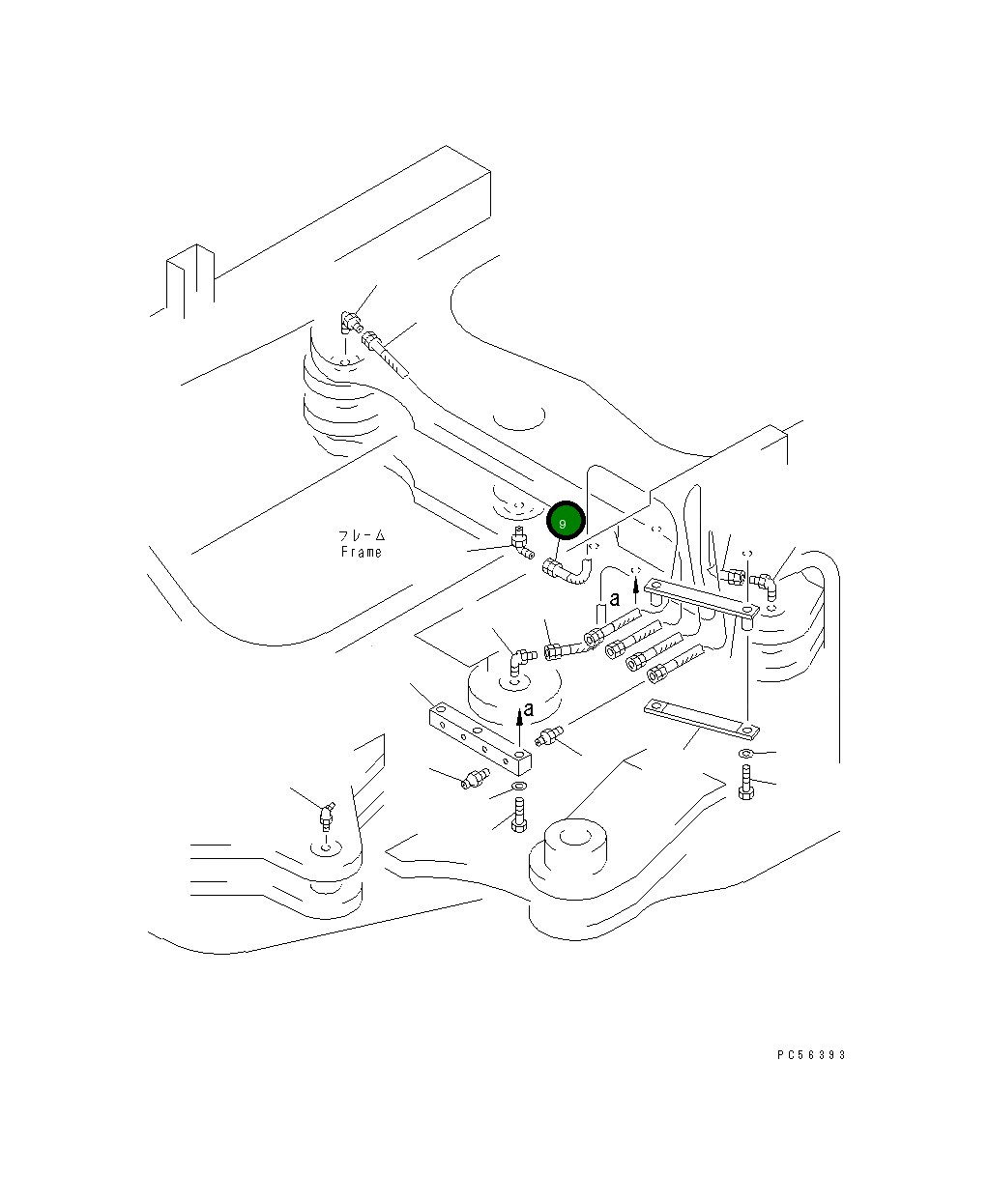 Шланг 235-46-45140 Komatsu