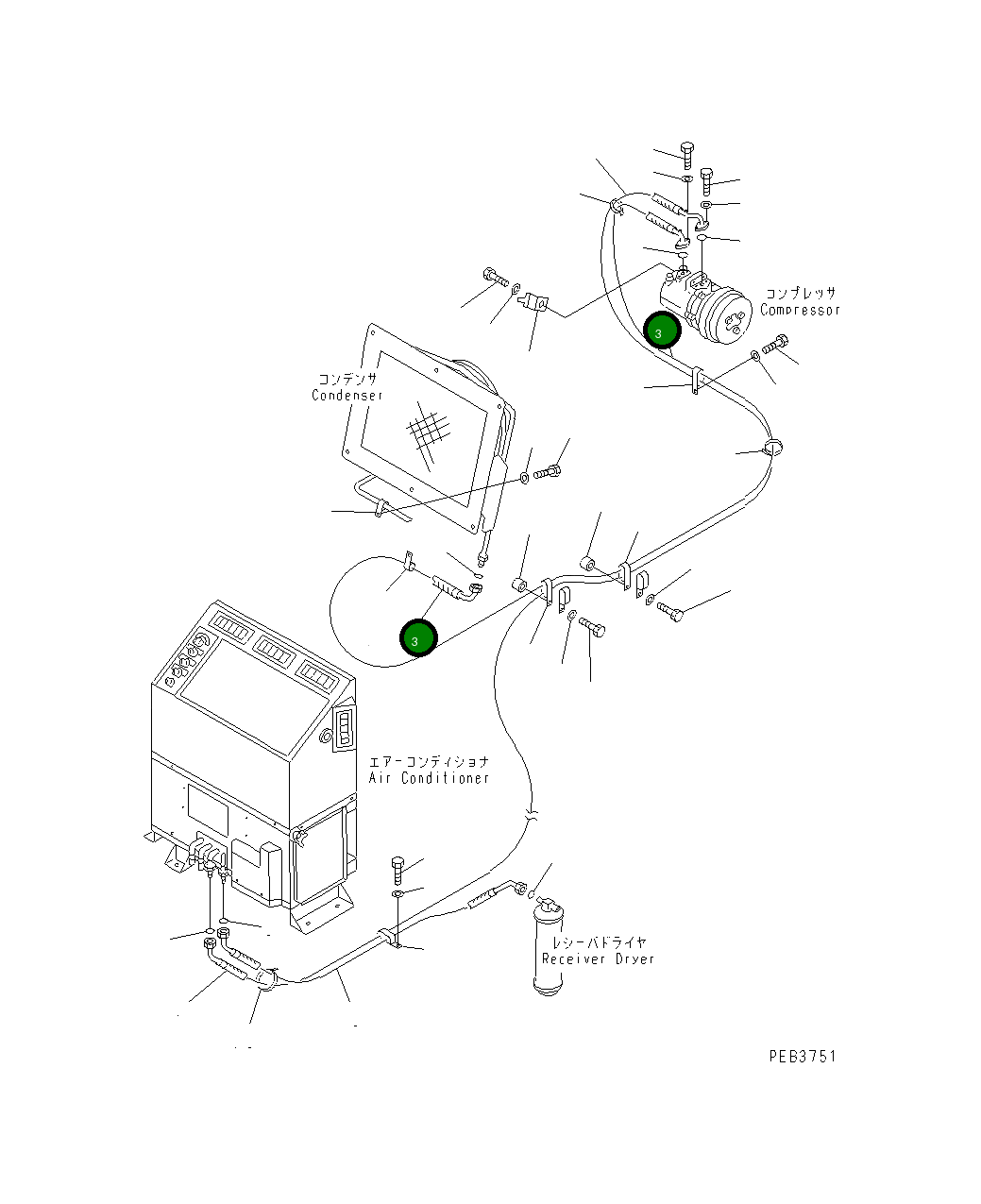 Шланг 20Y-979-5570 Komatsu