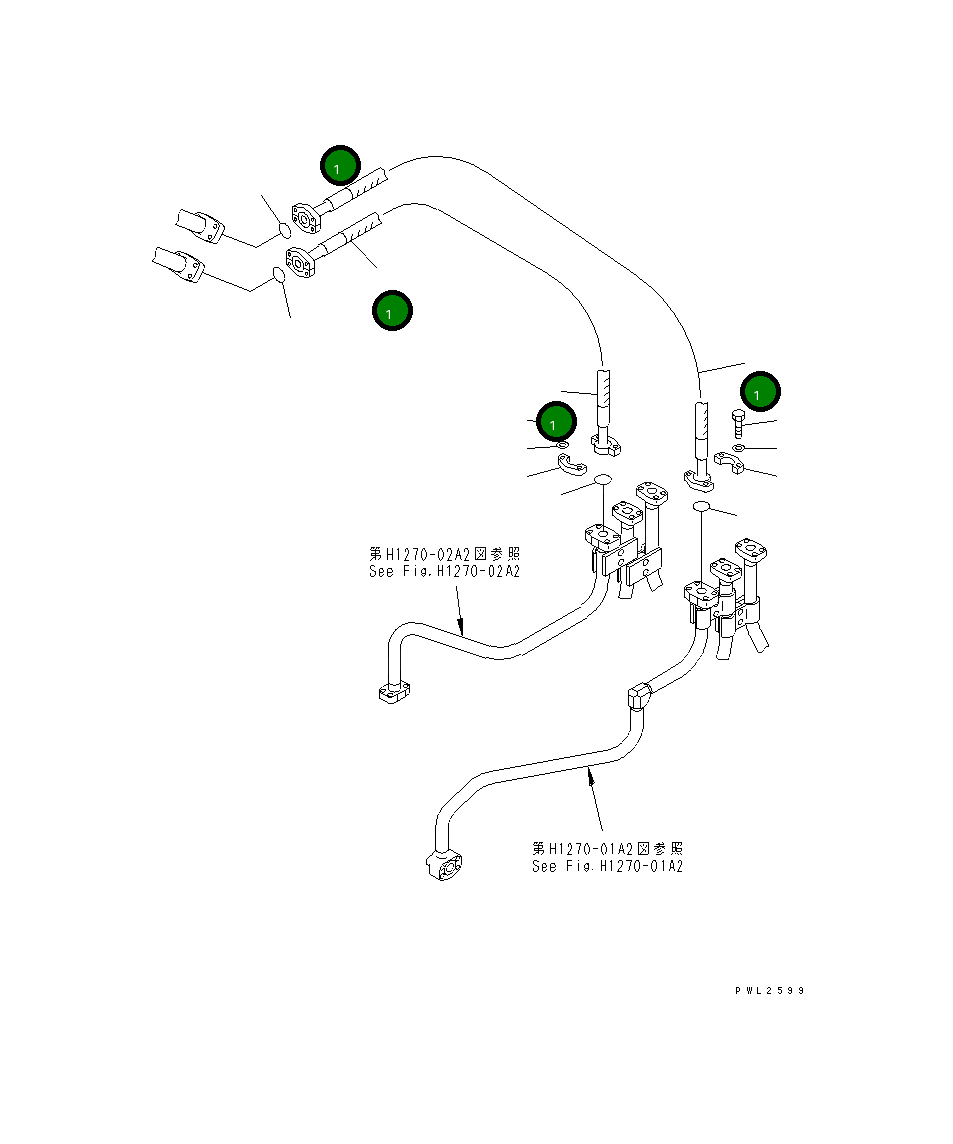 Шланг 22U-62-13711 Komatsu