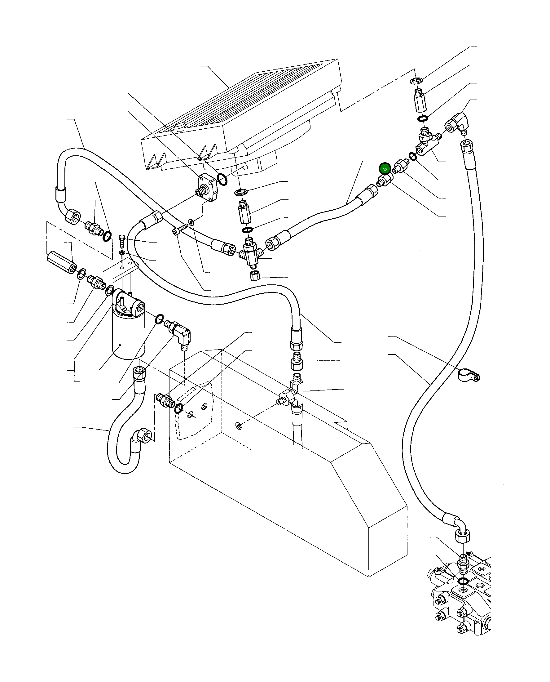 Шланг 392009095 Komatsu