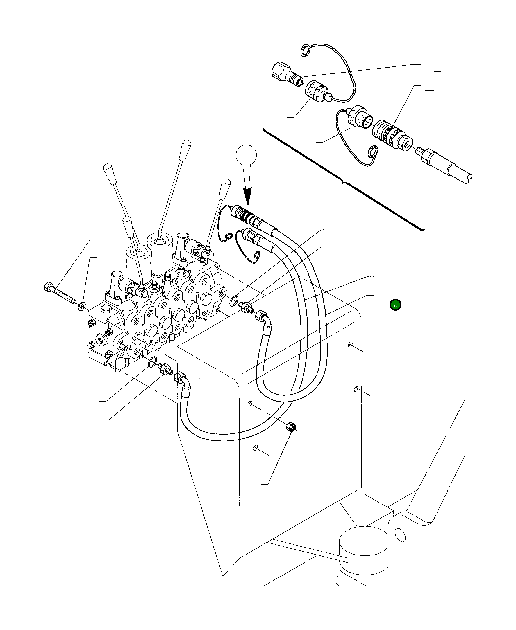 Шланг UE1200033 Komatsu