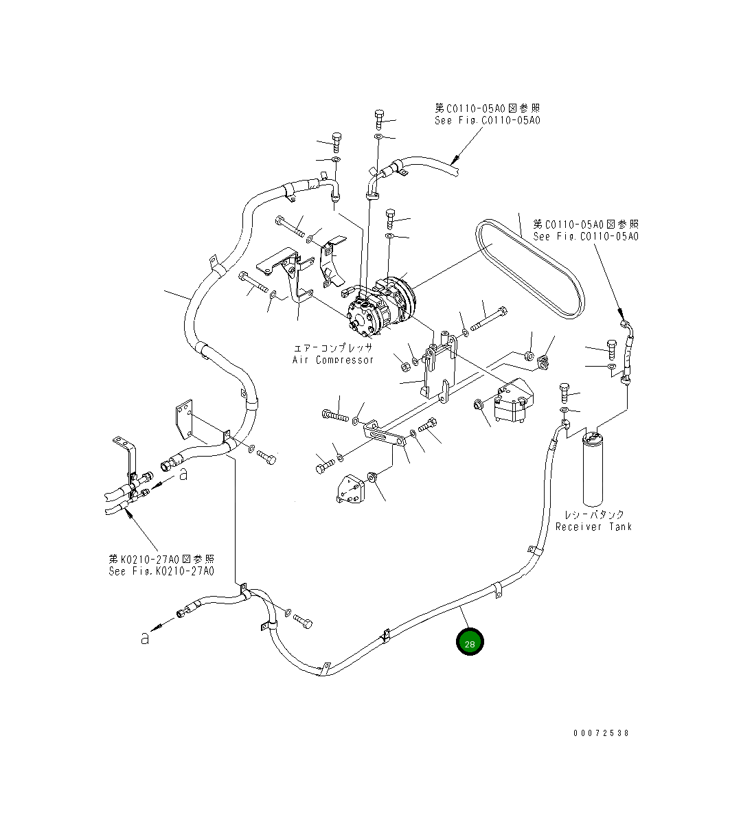 Шланг 417-S62-4851 Komatsu