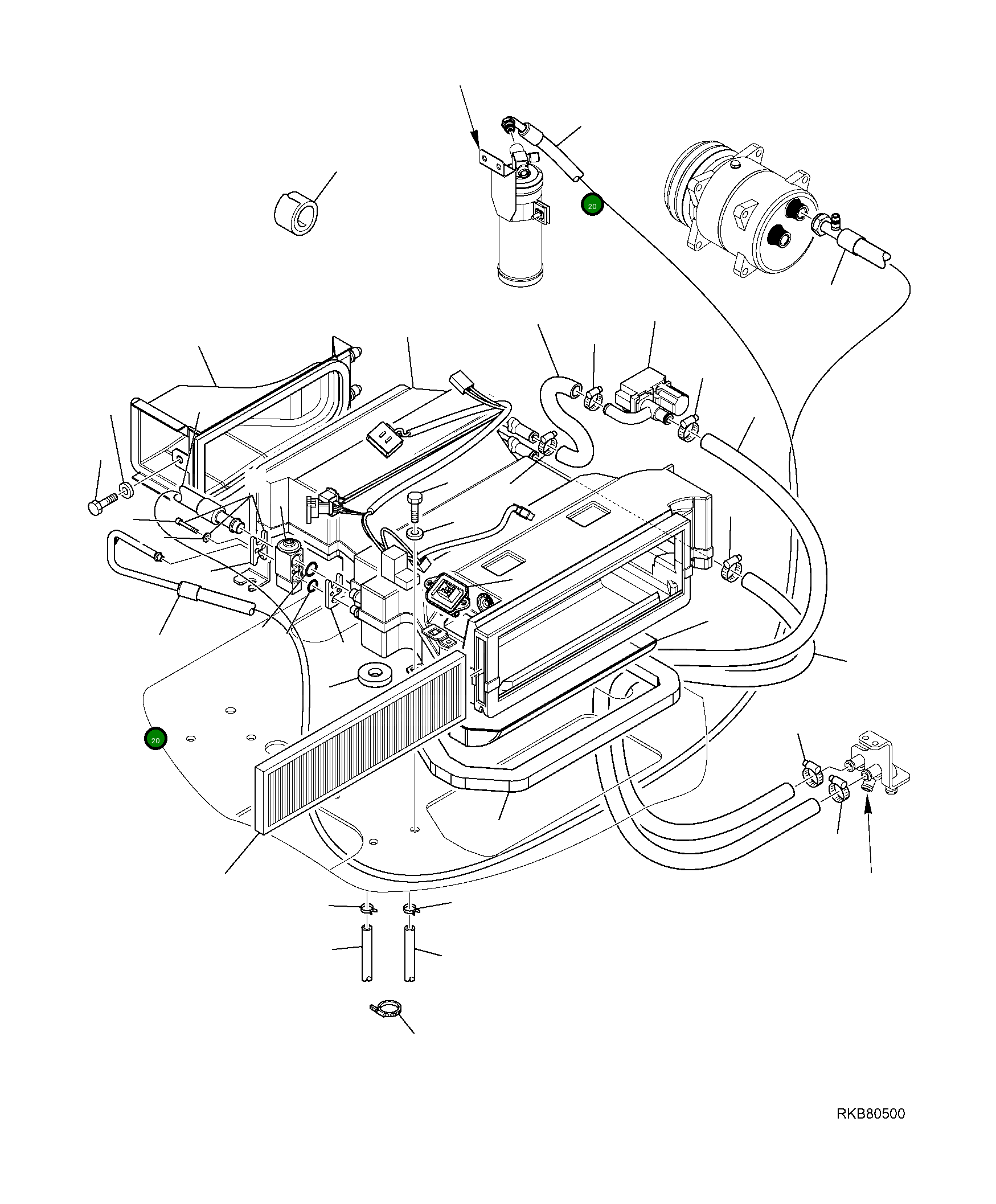 Шланг 22E-979-2140 Komatsu