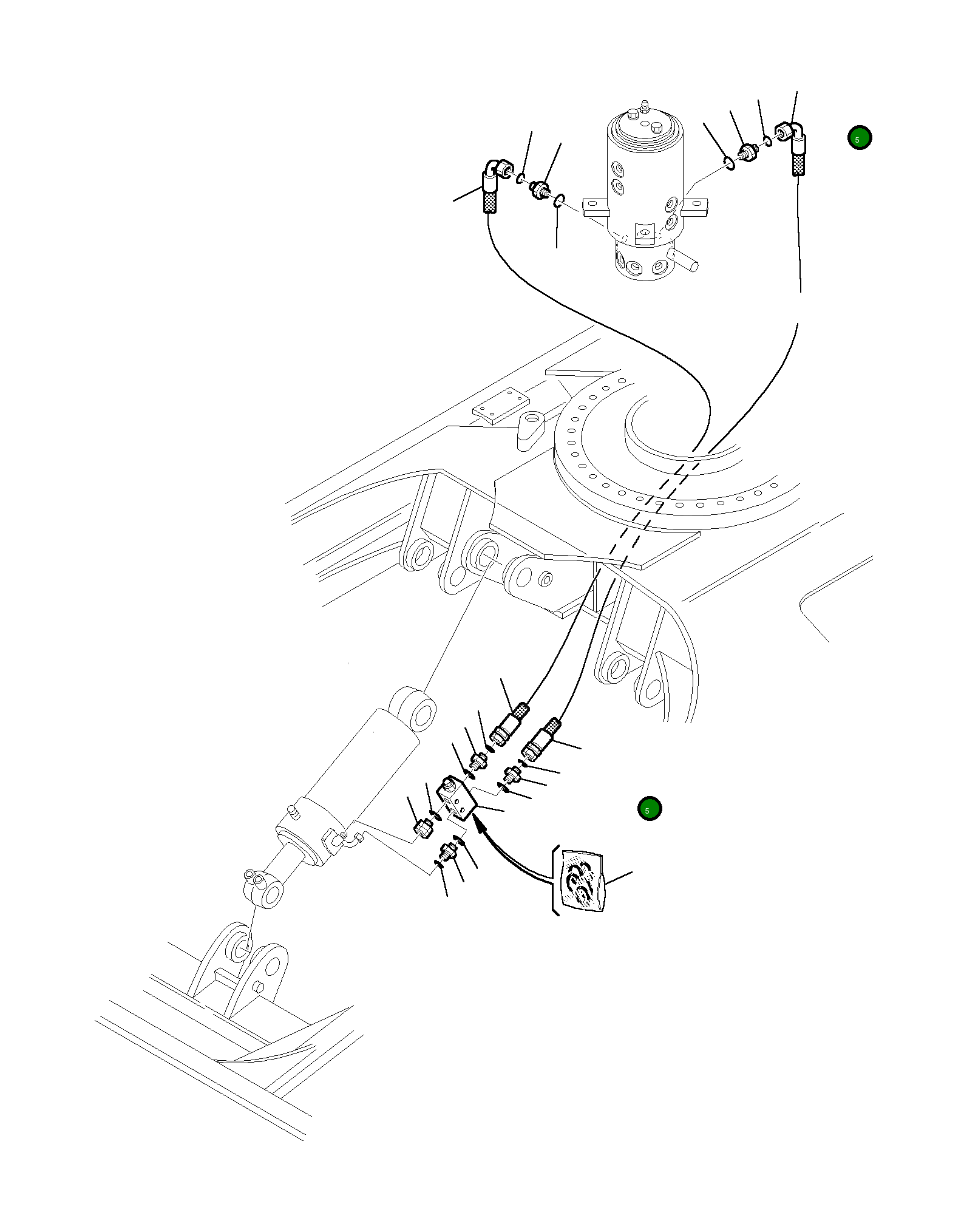 Шланг 226-09-11330 Komatsu
