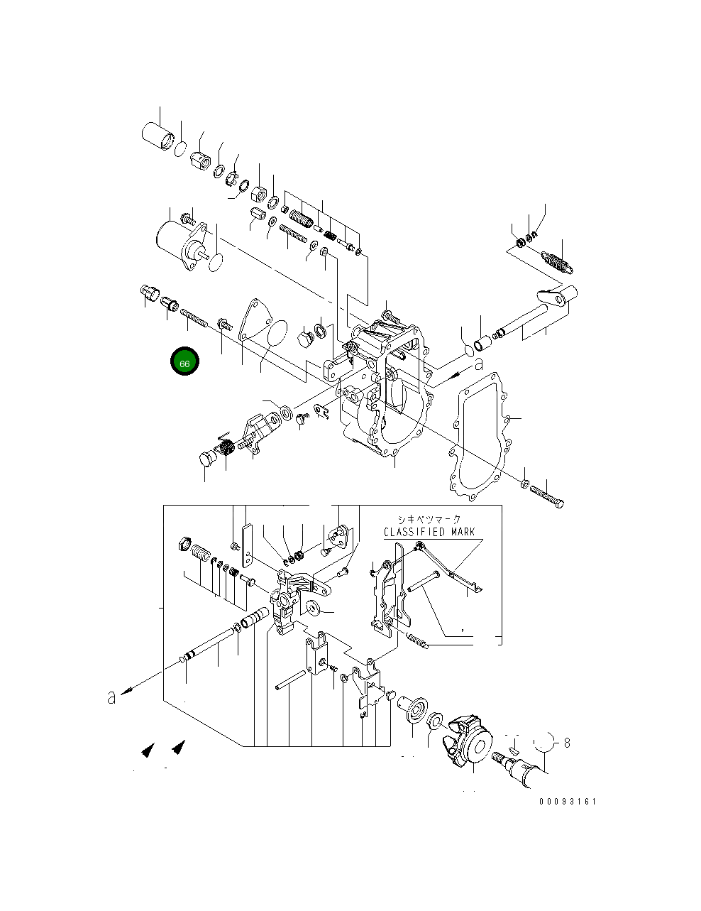 Винт YM171002-66830 Komatsu