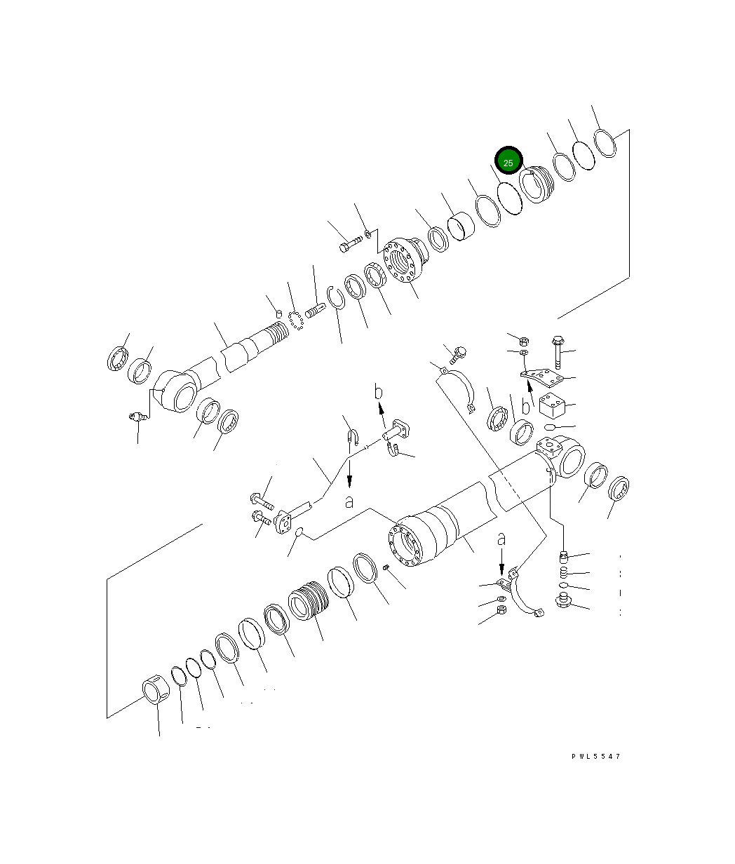 Втулка 707-71-32770 Komatsu