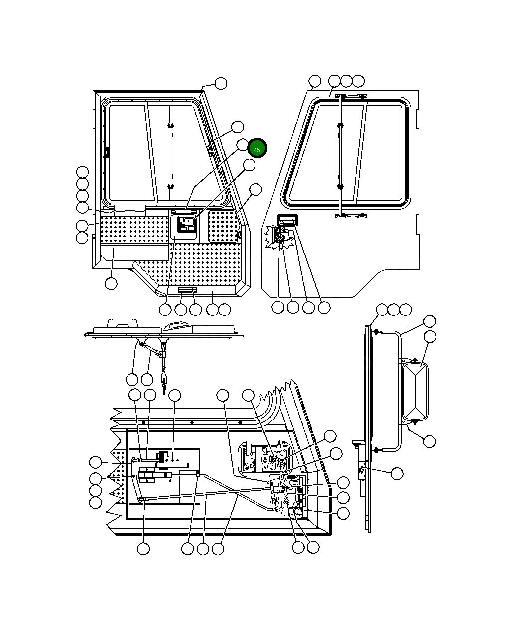Винт BF4740 Komatsu