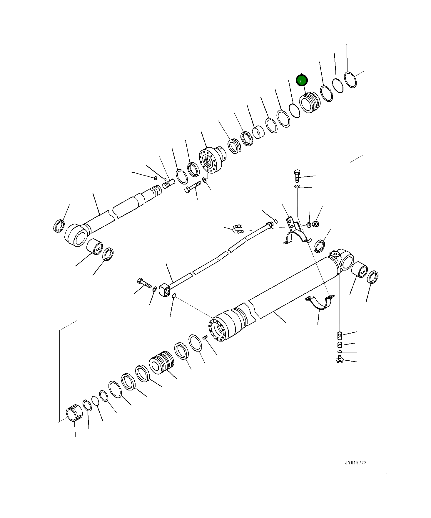 Втулка 707-71-34420 Komatsu