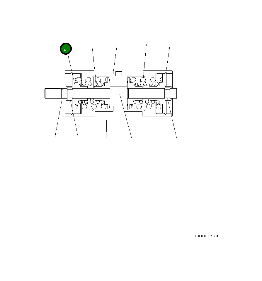 Втулка UC1720201005 Komatsu