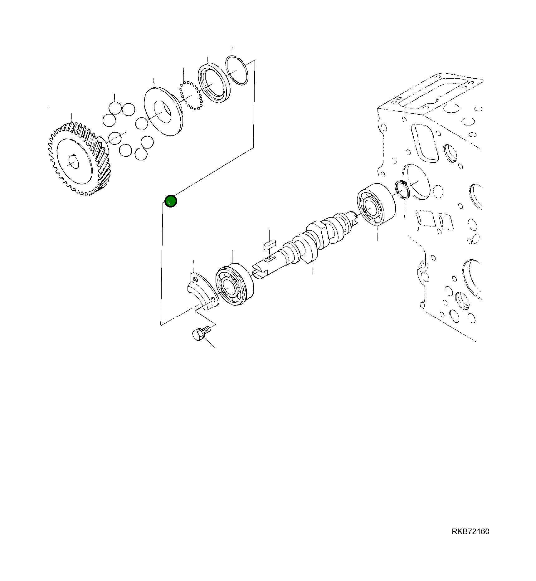 Втулка KT15841-5545-2 Komatsu