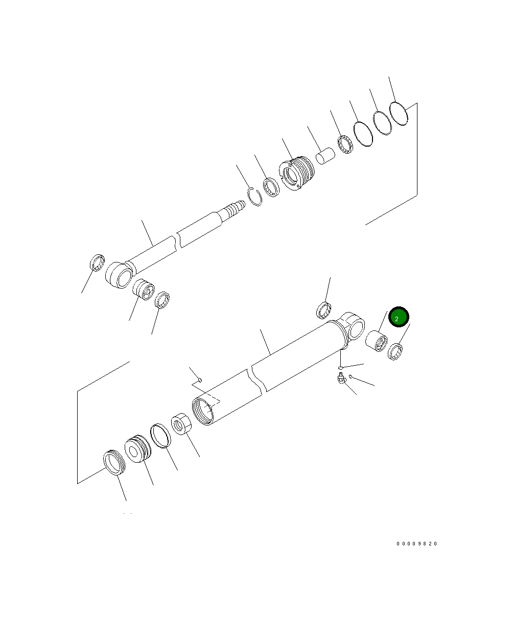 Втулка 707-76-40570 Komatsu