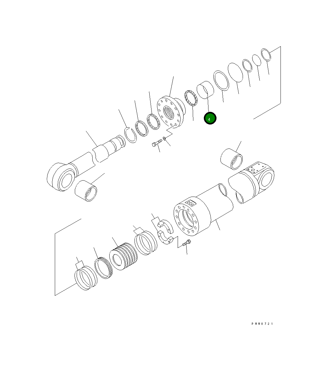 Втулка 707-52-92150 Komatsu