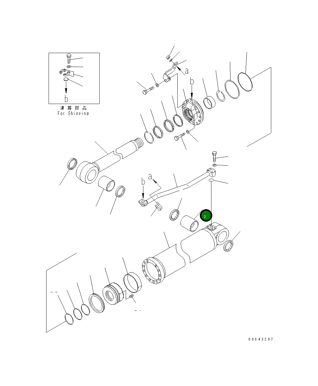 Втулка 707-76-90520 Komatsu